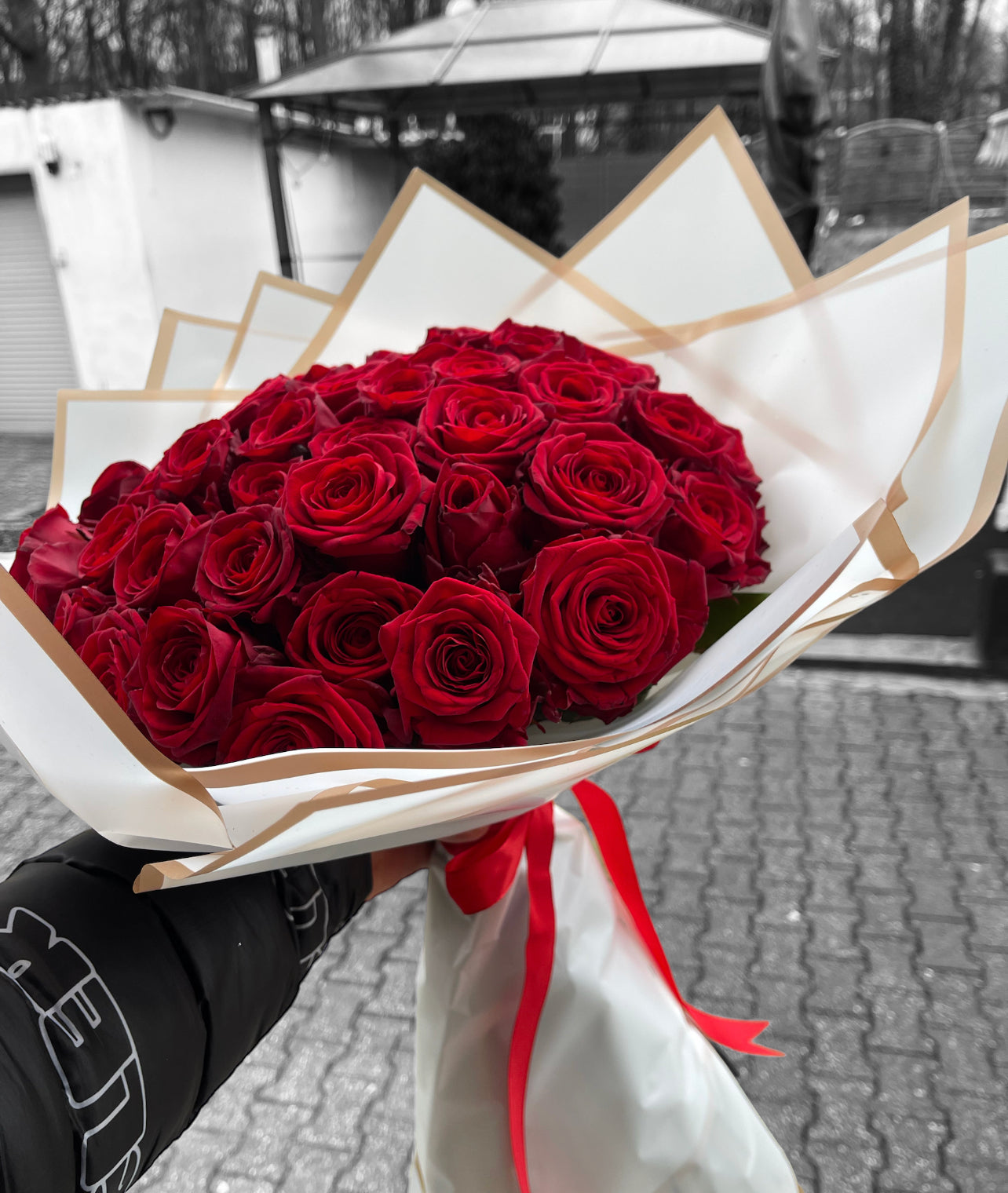 Luxury Rote Rosen 50stk