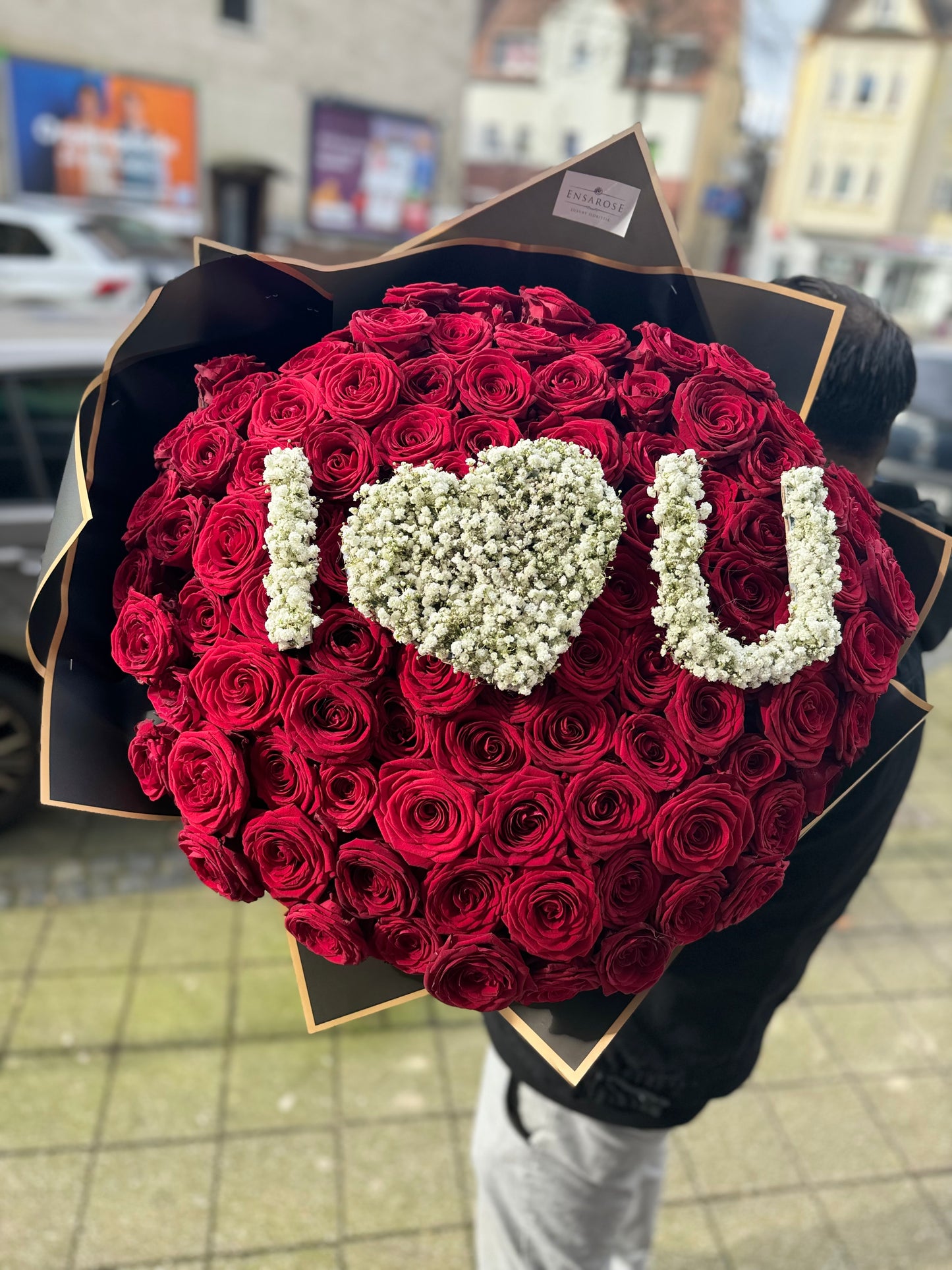 100 LuxuryRosen 60cm schleier I❤️U