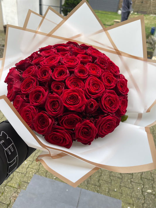 Luxury Rote Rosen 50stk